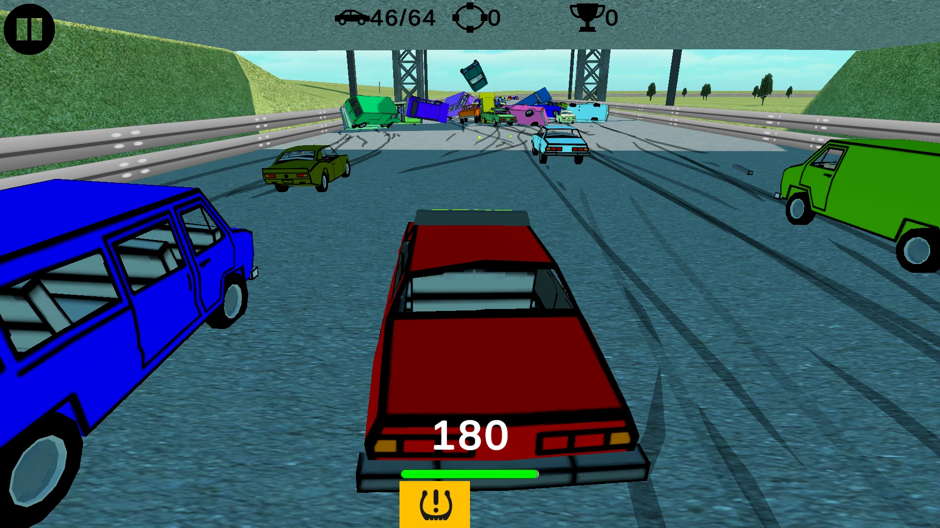 LowPoly Cars Crash Derby Race screenshot